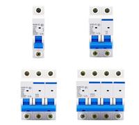 Disyuntor NXB-63 1P 2P 3P 4P CA 230/400 V 1 A-125 A, montaje en riel DIN, interruptor de aire doméstico en miniatura