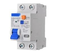 Disyuntor NXBLE-63YH 10 mA, 30 mA, 50 mA, 100 mA, 300 mA, 16 A, 1PN, 2P, 230 V, 6 A, 10 A, 16 A, 20 A, 25 A, 32 A, 40 A, 50 A, 63 A(10mA,2P,6A)