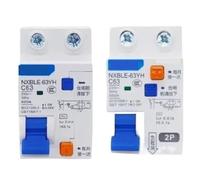 Disyuntor NXBLE-63YH 1P+N 2P 10MA 30MA 10A 16A 20A 25A 63A(1PN 30MA,40A)