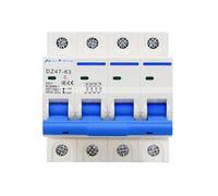 Disyuntor pequeño DZ47-63, interruptor de aire 4P, doméstico, protector contra fugas, 6A, 10A, 16A, 20A, 25A, 32A, 40A, 50A, 63A(16a)