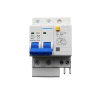 Disyuntor pequeño for el hogar DZ47LE-63, interruptor de aire 1P/2P/3P/4P con Protector fugas, puerta principal trifásica(25A,KL4-3b)