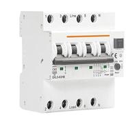 Disyuntor RCBO B de 10 KA, 3P+N, 4P, 40 A, 63 A, protección contra sobrecorriente, 30 mA, EKL5(4P,32A)