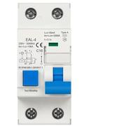 Disyuntor RCBO MCB De Arquitectura Tipo A, 2P CA 230 V, 20 A/25 A/32 A, 30 MA, L7, Curva De Protección Contra Fugas, Características De Disparo B/C.(32A,Curve C)
