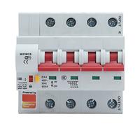 Disyuntor Smart WiFi Bluetooth 4P Interruptor remoto AC 400V con cerradura de seguridad para uso industrial doméstico PA66 Carcasa retardante de llama (él apuñaló)