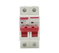 Disyuntor solar DC 1000V 1P 2P, interruptor de protección contra sobrecarga 6A ~ 63A/80A 100A 125A adecuado for sistemas fotovoltaicos(2P,80A)