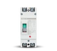 Disyuntor solar de caja moldeada MCCB, 2P, 600 V, protección contra sobrecargas for sistemas fotovoltaicos.(100A)