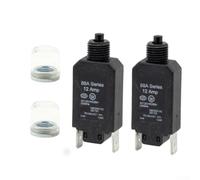 Disyuntor Térmico 2pcs 88A para Motor Para Protección Compatible con Rectificadores y Cargadores para Sobrecarga y Falla para Protección (12A)