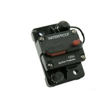 Disyuntor térmico de alta corriente con reinicio manual para vehículos de 12 V 24 V CC, impermeable, clasificaciones de 30 A a 300 A (120 A)