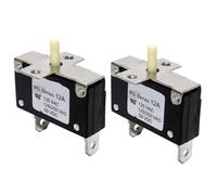 Disyuntor térmico for aspiradora, serie 91L, 12 A, con soporte metálico, 2 unidades(10A)