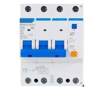 Disyuntor tipo D de 300 mA y 0,3 A NXBLE-63YH, 1P, 2P, 3P+N, 4P, tipo D, 10 A, 16 A, 20 A, 25 A, 32 A, 40 A, 50 A, 63 A(3P N Type D 300MA,32A)