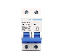 Disyuntor TOB1-63H 2P 400V 220V 50HZ/60HZ 3A, 6A, 10A, 16A, 20A, 25A, 32A, 40A, 50A, 63A(10A)