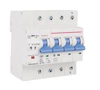 Disyuntor trifásico 4P 380 V 63 A, control industrial, interruptor de temporización MCB, interruptor de transferencia manual