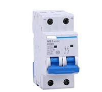 Disyuntor vacío abierto, Panel de interruptores automáticos, interruptor automático CC, 2 polos, 500 V, 6 kA, C1A, 2A, 4A, 5A, 6A, 10A, 16A, 20A, 25A, 32A, 40A, 50A, 63A(10A)