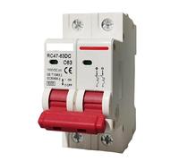 Disyuntor vacío abierto, Panel fotovoltaico solar con interruptor automático CA/CC, 500 V/1000 V, 1P-4P, 16 A-125 A(2p,32A)