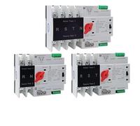 Disyuntor W2R-2P/3P/4P 16A 32A 63A 80A 100A 125A 220V ATS Interruptor de transferencia automática Selector eléctrico doble sección(125a,1)