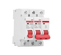 Disyuntores de CA 1P, 2P, 3P, 4 polos, 6A/10A/16A/20A/32A/40A/50A/63A/100A/125A, MCB, protector de energía eléctrica for el hogar, interruptor principal.(4P,10A)