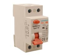 Disyuntores diferencial Tipo F-SI super inmunizado 16A, RCCB 1P+N 10kA 30mA (2 módulos), ideal para instalaciones con inversores, bombas de calor, aire acondicionado, UPS y cargadores Wallbox