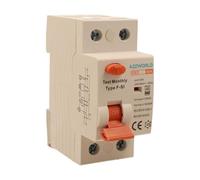 Disyuntores diferencial Tipo F-SI super inmunizado 40A, RCCB 1P+N 10kA 30mA (2 módulos), ideal para instalaciones con inversores, bombas de calor, aire acondicionado, UPS y cargadores Wallbox