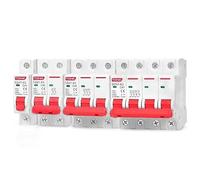 Disyuntores Disyuntor mini DZ47 MCB tipo C, 1P, 2P, 3P, 4P, 3A-63A, CA 230V, 400V, montaje en riel DIN, protector de sobrecarga corta con capacidad ruptura(2P,3A)