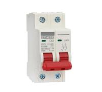 Disyuntores Mini MCB protector de sistemas fotovoltaicos DC 1P 250V/2P 500V, 6A, 10A, 16A, 20A, 25A, 32A, 40A, 50A, 63A(2P 500V,20A)