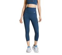 DITCHIL Mallas Cortas Deporte Mujer Leggins Capri 6/8 Azul Royal Running Fitness Yoga Gimnasio Talla S