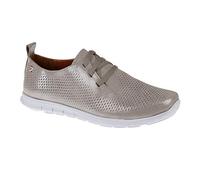 DITCHIL Mallas Deporte Mujer Leggins Vanilla Gris Running Fitness Yoga Gimnasio Talla S