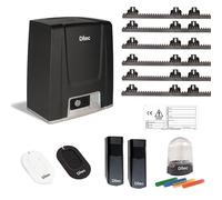 DITEC - Kit de ion de 24 V, 600 kg, puerta corredera de 6 m, de crepillera DITION6LS, producto italiano, no importación