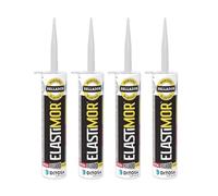 DITOSA CALIDAD E INNOVACION - ELASTIMOR Mortero Sellador, Cemento Express, Impermeable, para encintados, llagueados, sellados, rejunteados, reparaciones, Tubo 310 ml x4