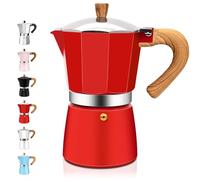 DITOSH Cafetera Expresso Moka Pot Express de 12 Taza de Aluminio Percoladora Cafetera Moka Clásica Italiana Para Preparar Café Italiano y Cubano Para Casa y Camping 600ml 20oz