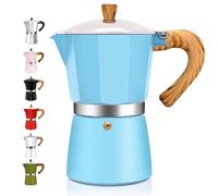 DITOSH Cafetera Expresso Moka Pot Express de 9 Taza de Aluminio Percoladora Cafetera Moka Clásica Italiana Para Preparar Café Italiano y Cubano Para Casa y Camping 450ml 15oz