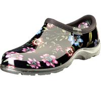 Ditsy Floral Primavera Negro Estampado Mujer Sloggers Zuecos Impermeable Jardín