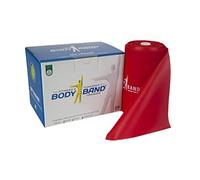 Dittmann Banda de Ejercicio Unisex de tamaño Mediano, Color Rojo, 25 m x 14,5 cm x 0,20 mm