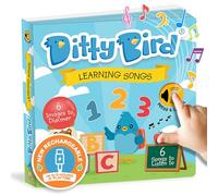 DITTY BIRD Learning Songs: Mi Primer Libro de Sonido Interactivo con 6 Canciones para Aprender inglés de Manera diviertida. Juguete Educativo para bebés y niños a Partir de 1 año.