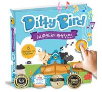 Ditty Bird Nursery Rhymes: Mi Primer Libro de Sonido Interactivo con 6 Canciones para Aprender inglés de Manera diviertida. Juguete Educativo para bebés y niños a Partir de 1 año.