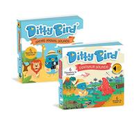 Ditty Bird Safari - Libros de sonido para niños pequeños (2 unidades)