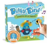 Ditty Bird Sonidos de la Granja - Farm Animal Sounds Interactive Musical Sound Book for Toddlers 1- 3 Bilingual Libro Sonoro En Español