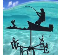 DITUDO Veleta de Viento,Veleta de Viento para Techo,Veleta Jardin,Veleta de jardín con Revestimiento antioxidantepara el Viento indicador de dirección y Techo,decoración de jardín