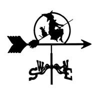 DITUDO Veletas de Viento para Tejado,Veletas de Viento para Jardin,Retro Metal Weathervanes,para jardín,Patio,decoración,indicador de dirección del Viento,Herramienta de medición Profesional