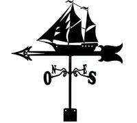 DITUDO Veletas de Viento para Tejado,Veletas de Viento para Jardin,Retro Metal Weathervanes,para jardín,Patio,decoración,indicador de dirección del Viento,Herramienta de medición Profesional