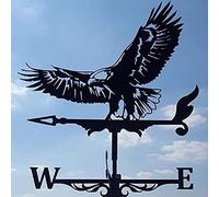 DITUDO Veletas,Retro Metal Weathervanes,Veleta de Hierro de Metal,Veletas de Viento para Jardin,Veletas de Viento para Tejado,para el Viento indicador de dirección y Techo,decoración de jardín