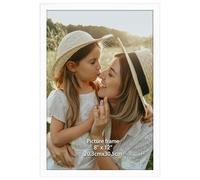 Ditwis Marco 20x30 cm Blanco, Marco Elegante Adecuado para Fotos, Cuadros y Recuerdos, Exposición Horizontal o Vertical en Pared o Mesa