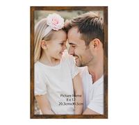 Ditwis Marco 20x30 cm Marrón Vintage Adecuado para Fotos, Cuadros y Recuerdos, Exposición Horizontal o Vertical en Pared o Mesa