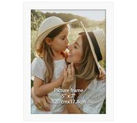 Ditwis Marco de Fotos 13x18 cm Blanco, Elegante Marco Adecuado Fotos e Imágenes, Exposicion Horizontal o Vertical en Pared o Mesa