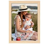 Ditwis Marco Fotos 13x18 cm Color Madera, Adecuado para Fotos, Cuadros y Recuerdos, Exposición Horizontal o Vertical en Pared o Mesa