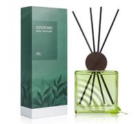 DIUFJAG 200ml -Green Tea Té Verde Difusor de Aroma con 8 Varillas,Difusor de Aceite de Fragancia para Dormitorio,Oficina,Baño