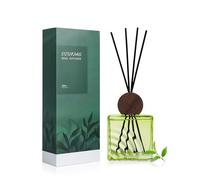 DIUFJAG 200ml -White Tea Té Blanco Difusor de Aroma con 8 Varillas,Difusor de Aceite de Fragancia para Dormitorio,Oficina,Baño