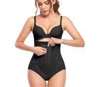 DiULi Fajas Colombianas Reductoras Mujer, Braga Faja Reductora Colombiana con Ganchos, Fajas Moldeadoras de Cintura Alta, Tejido de Malla Transpirable, Abdomen Reductor para Uso Diario y Vestidos, XL