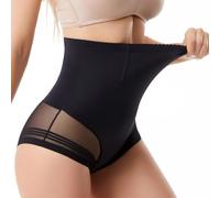 DiULi Fajas Reductoras Mujer, Braga Faja Reductora Invisible, Moldeador Braga Postparto de Cintura Alta, Tela de Seda de Hielo, Adelgazante Pantalón Faja Sin Costuras, Enfriar y Cómodo (Negro-XL)