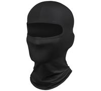 DiULi Máscara de Pasamontañas, 1 Pieza Balaclava Hombre, Transpirable, Bufanda para Motocicleta, Bufanda de Verano para el Cuello, Protector UV, Máscara de Esquí Multifuncional, Anti Viento (Negro)