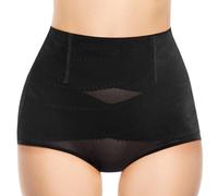 DiULi Mujer Shapewear Braguitas, Fajas Reductoras Sin Costuras, Braga Faja con Efecto Adelgazante, Invisible Abdomen, Braguitas Moldeadoras para Postparto Recuperación (Negro)